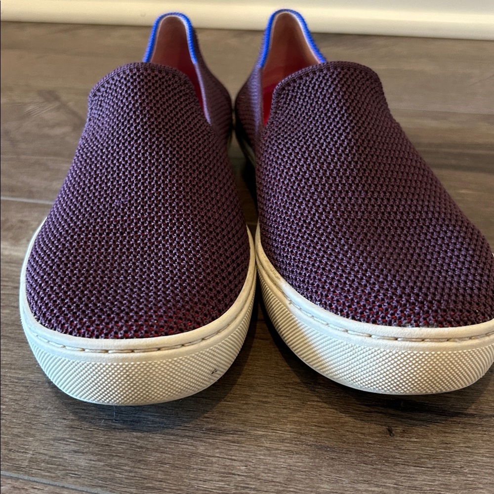 ROTHY'S ORIGINAL SLIP COMFORT SNEAKER "BERRY" SIZE 7 - Picture 3 of 7